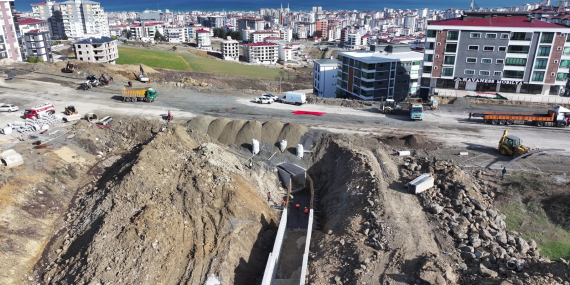 Samsun’da dere ıslağı ve alt yapı yatırımları